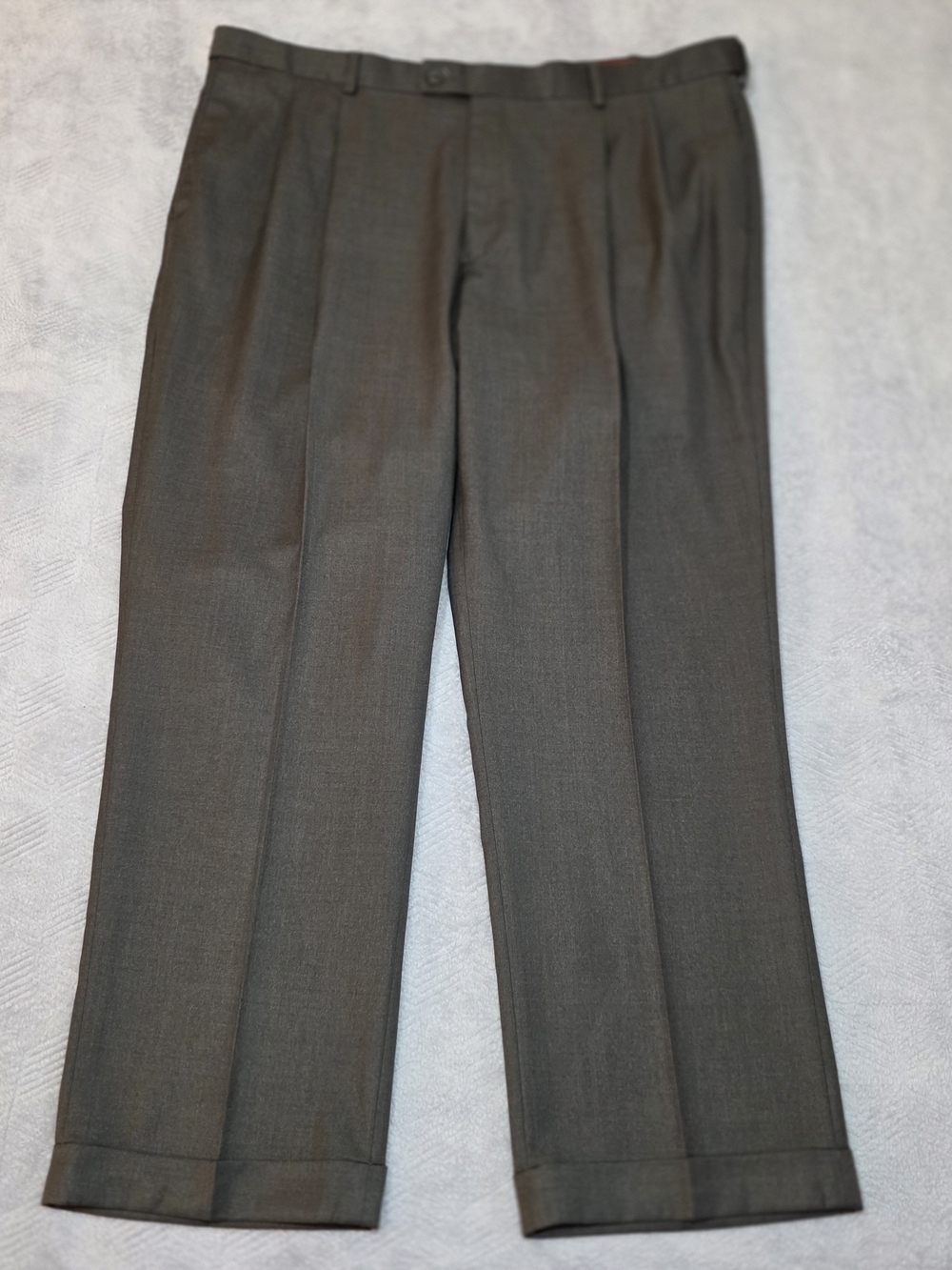 Louis Raphael Men's Dress Pants in Charcoal Gray